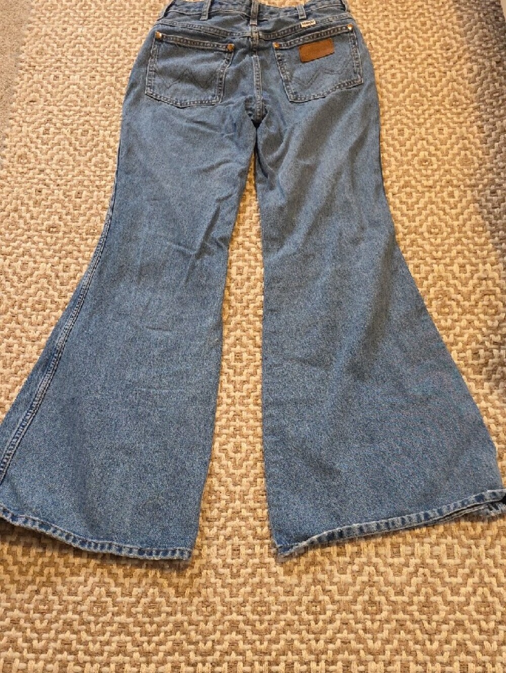 Wrangler Light Blue High-Waist Flare Jeans - Picture 9 of 9